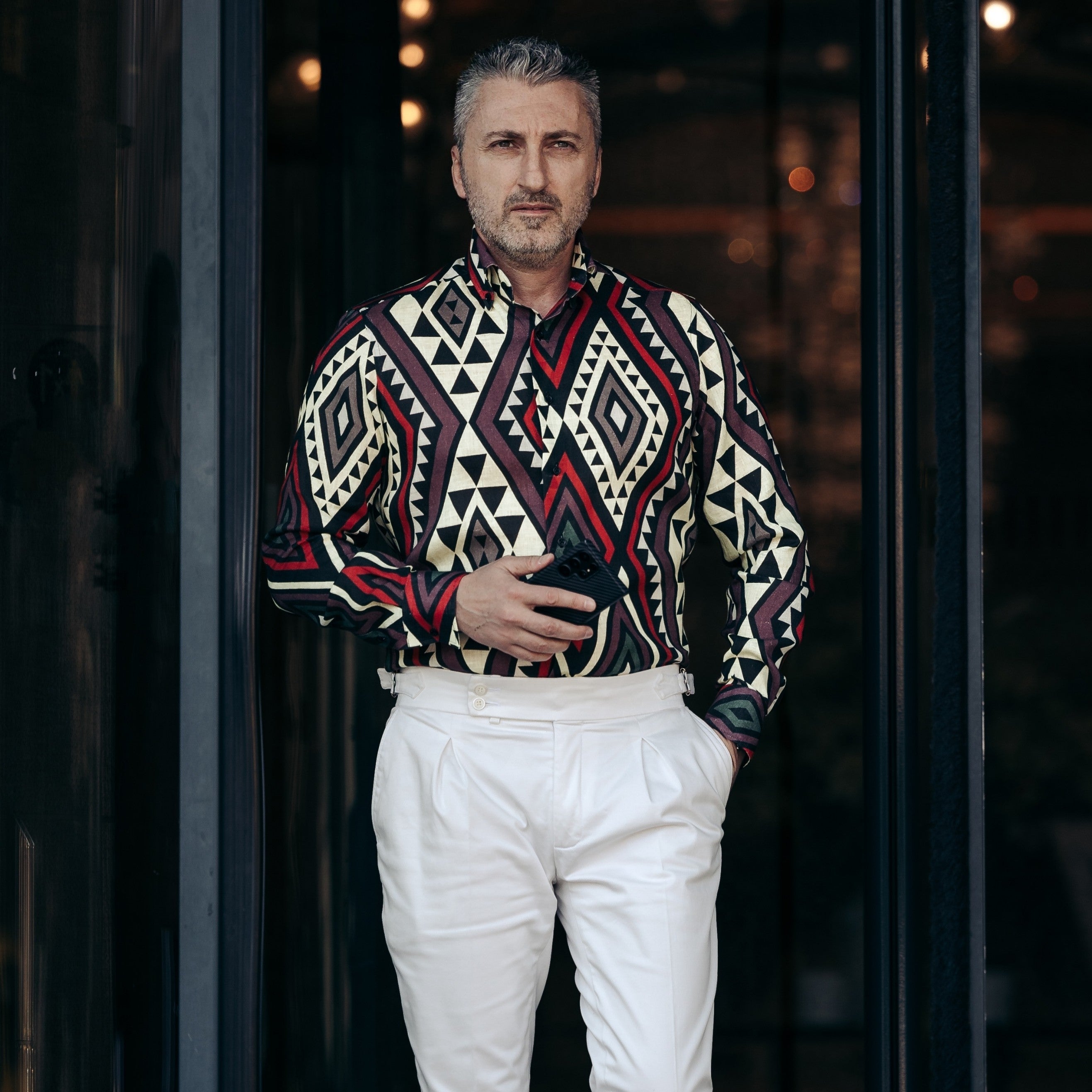 Cămași bărbați cu imprimeu