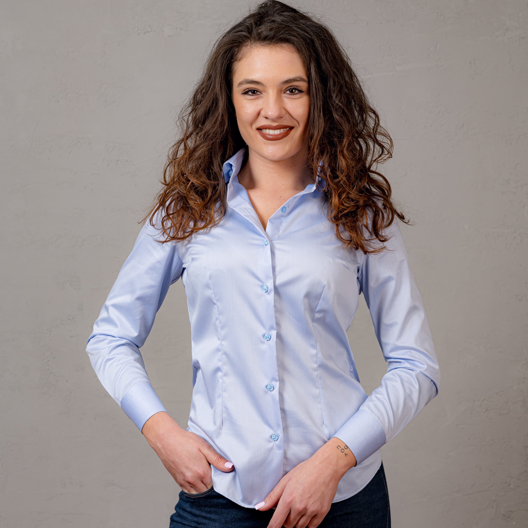 Camasa bleu femei Merer