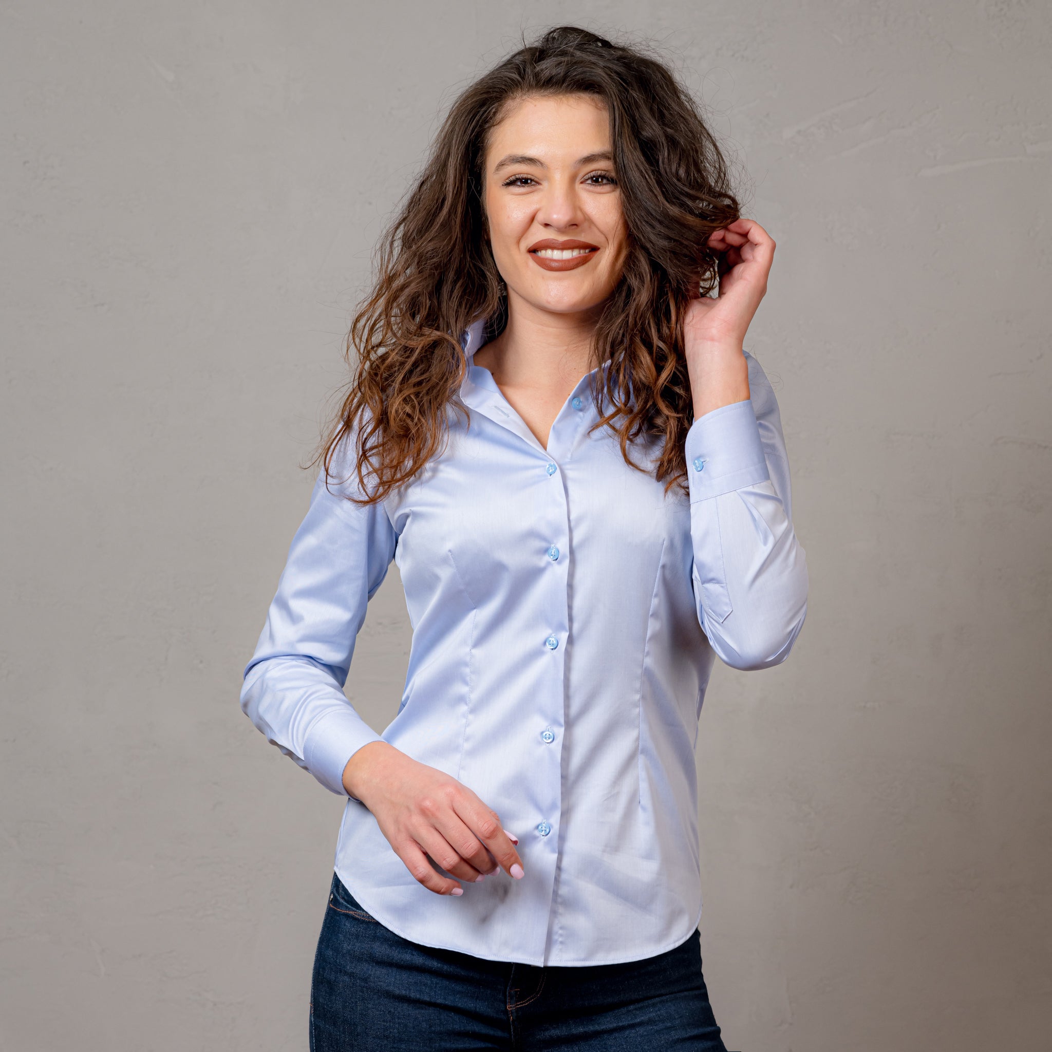 Camasa bleu femei Merer