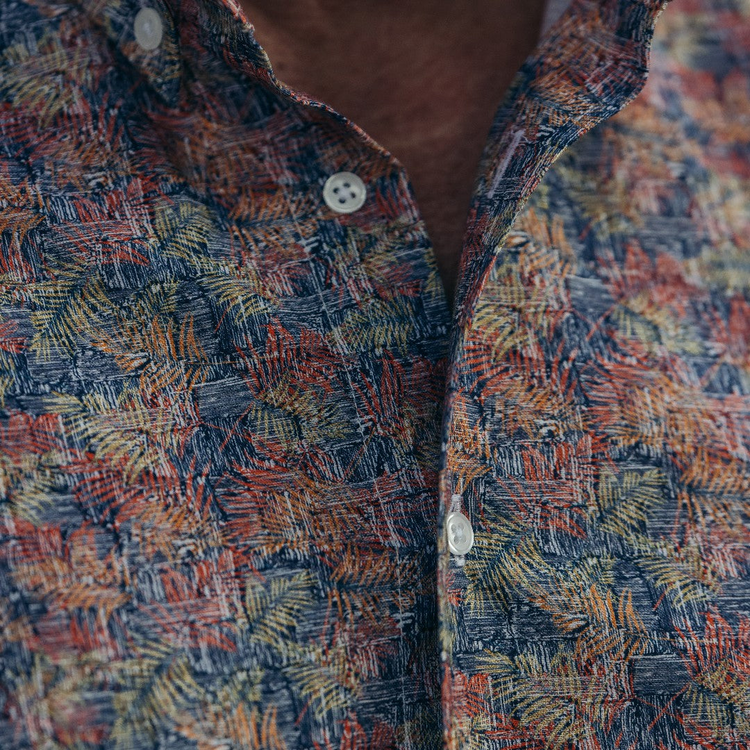 Camasa din IN cu model multicolor