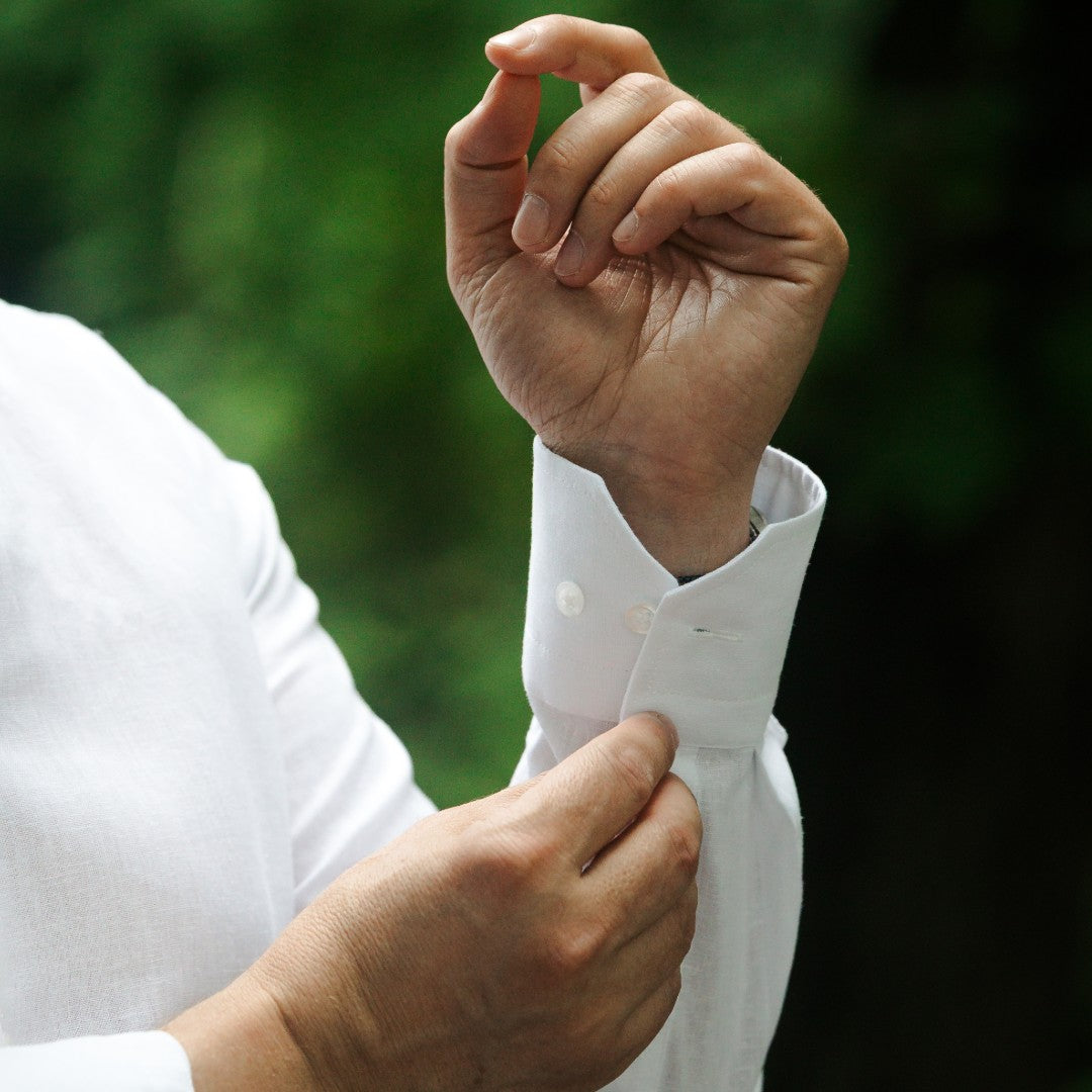 Men's casual white shirt from IN Merer