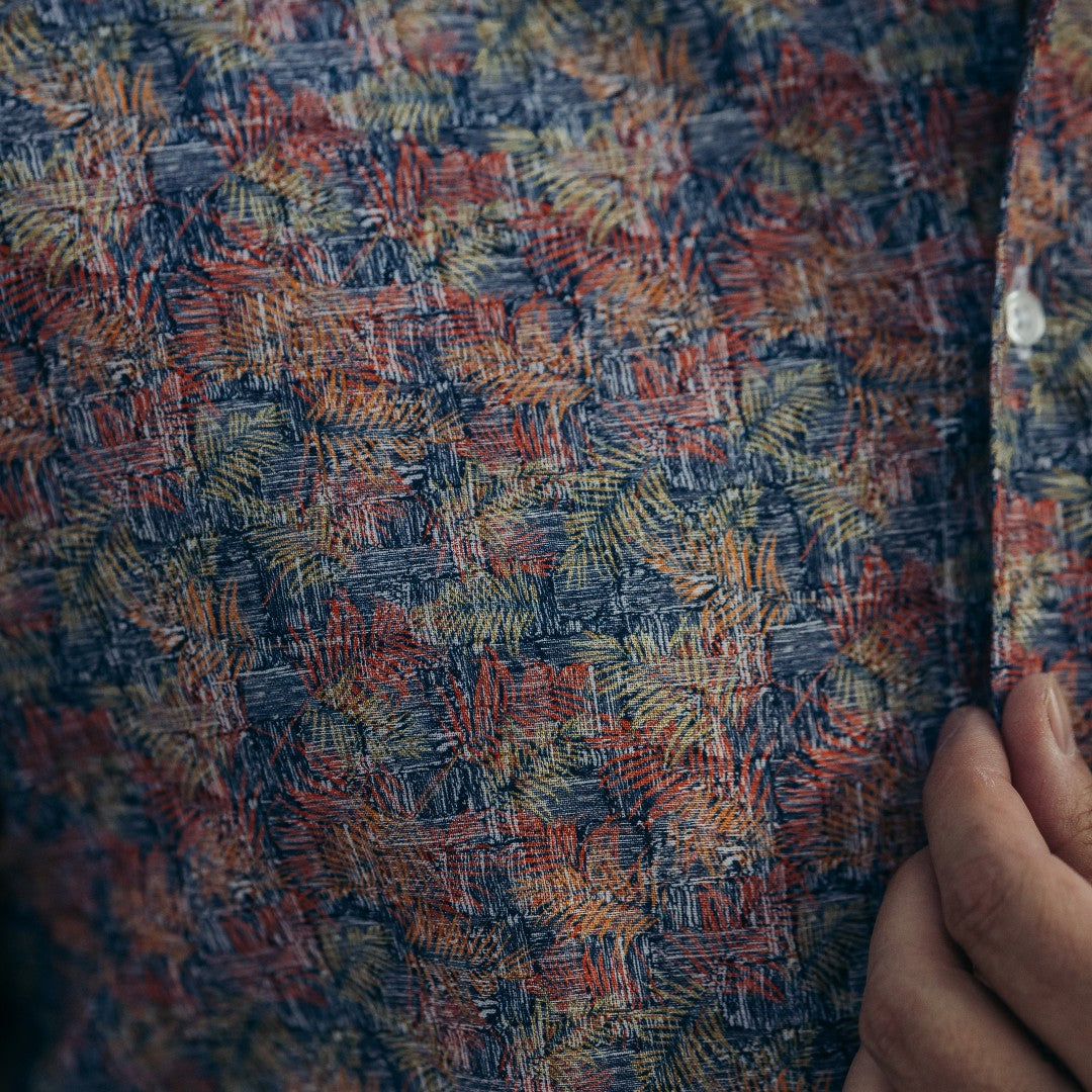 Camasa din IN cu model multicolor