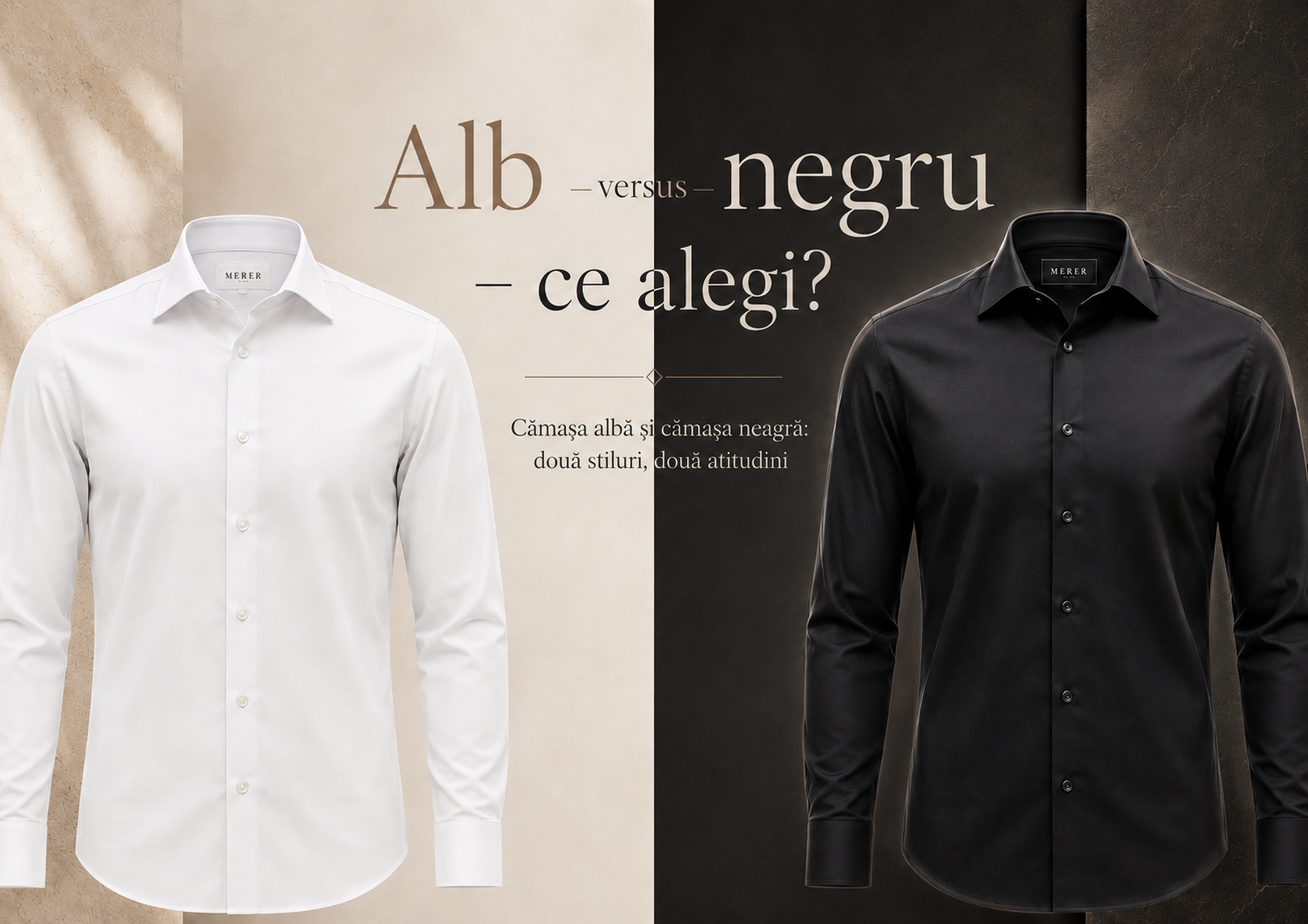 Alb versus negru – ce alegi?