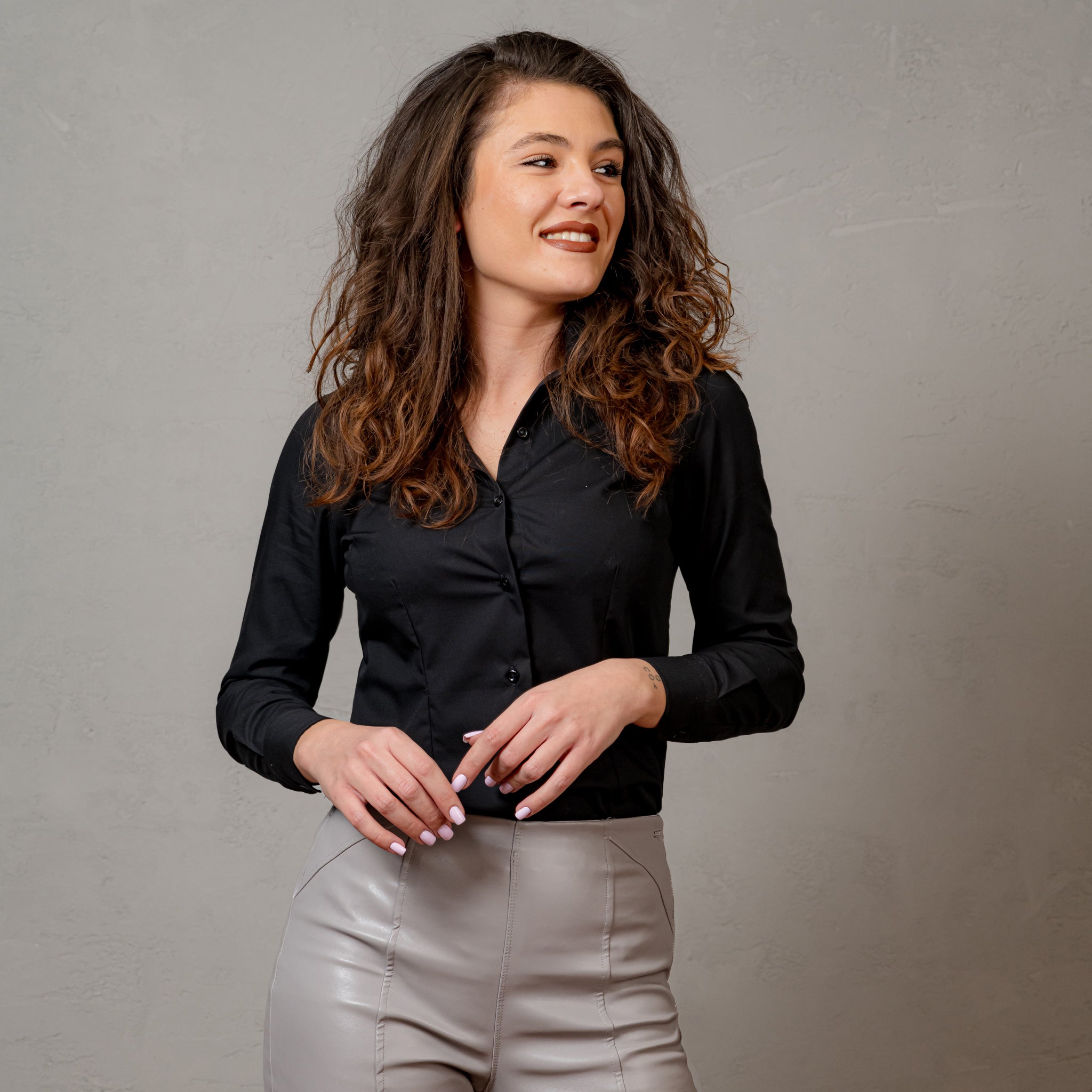 Camasa femei neagra Merer