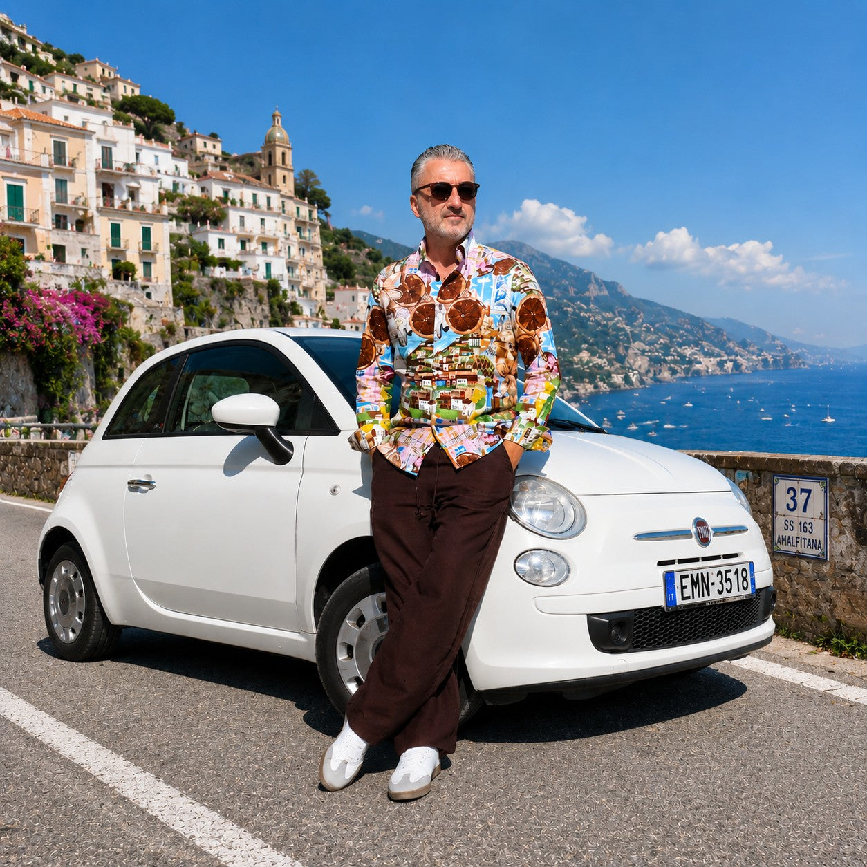 Cămașă bărbați casual Capri Terra