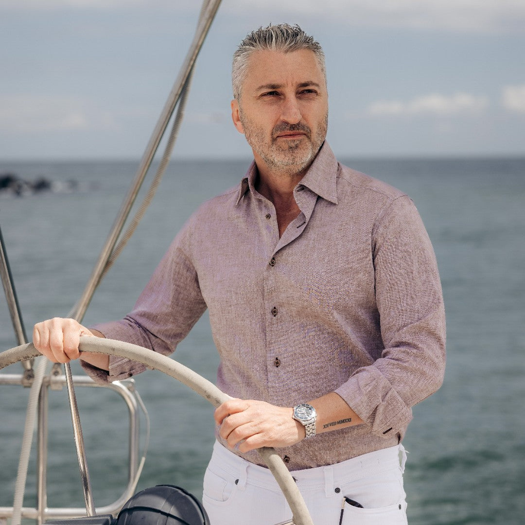 Camasa barbati maro casual din IN Merer