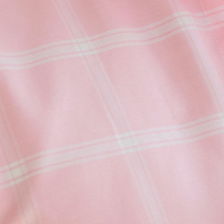 Camasa barbati casual in carouri mari roz Merer