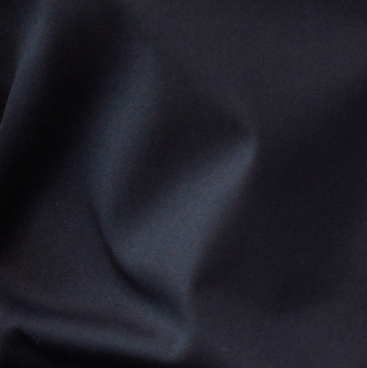 Men's black casua shirt with tunic collar and red embroidery Merer