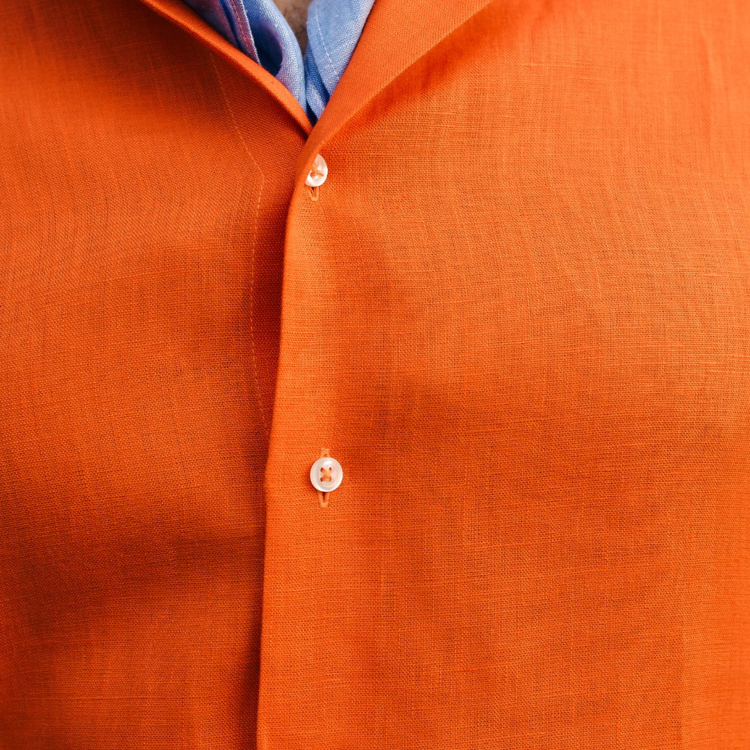 Camasa barbati casual orange din IN  Merer