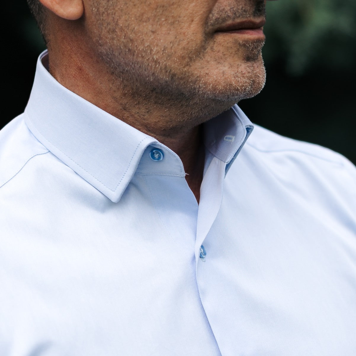 Men's black business shirt with undershirt Merer