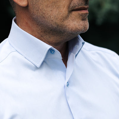 Men's black business shirt with undershirt Merer