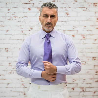 Camasa barbati business mov-lila Oxford Merer