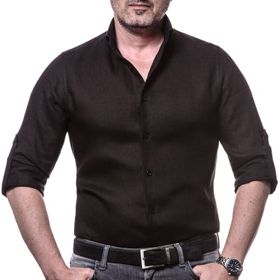 Men's casual black shirt from IN Merer