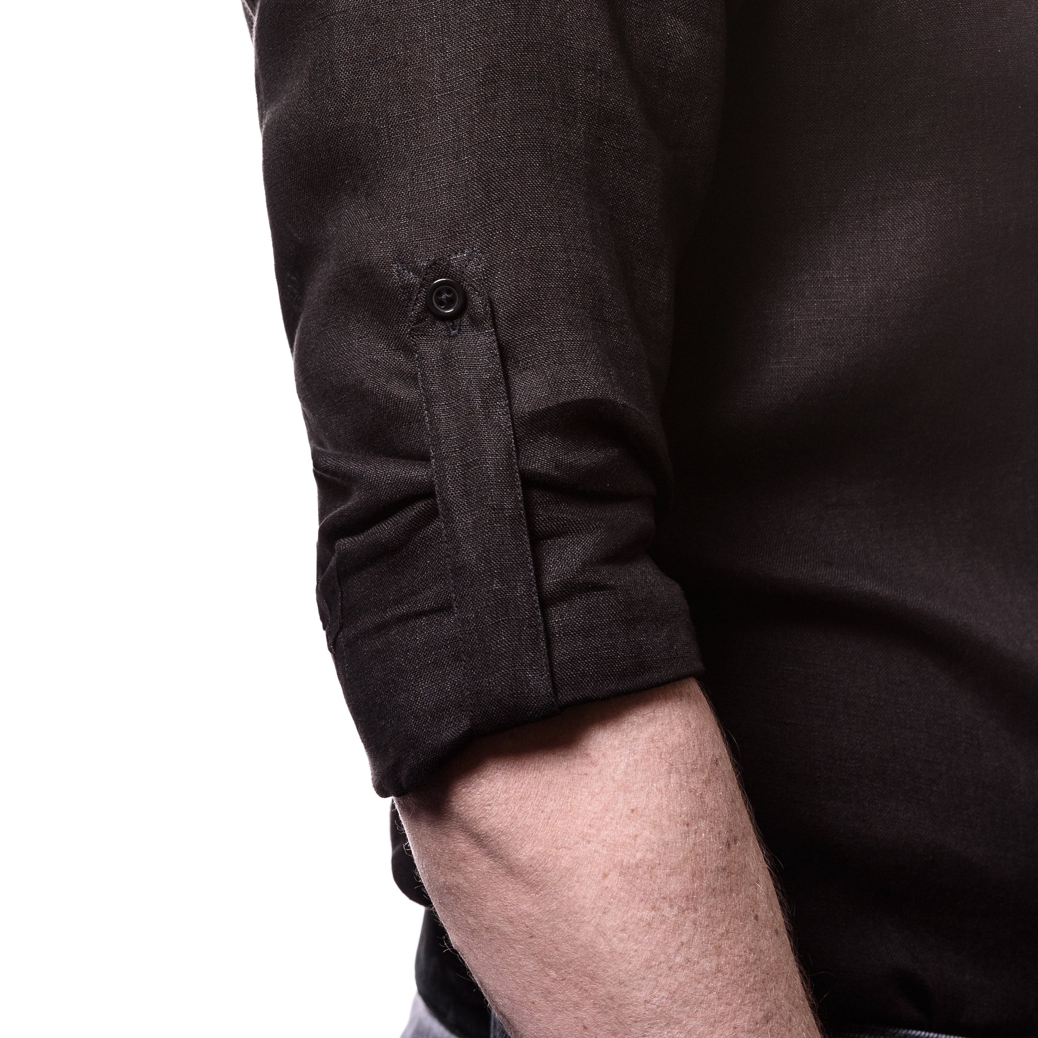 Men's casual black shirt from IN Merer