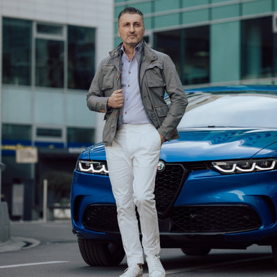 Camasa barbati business in dungi fine maro Merer