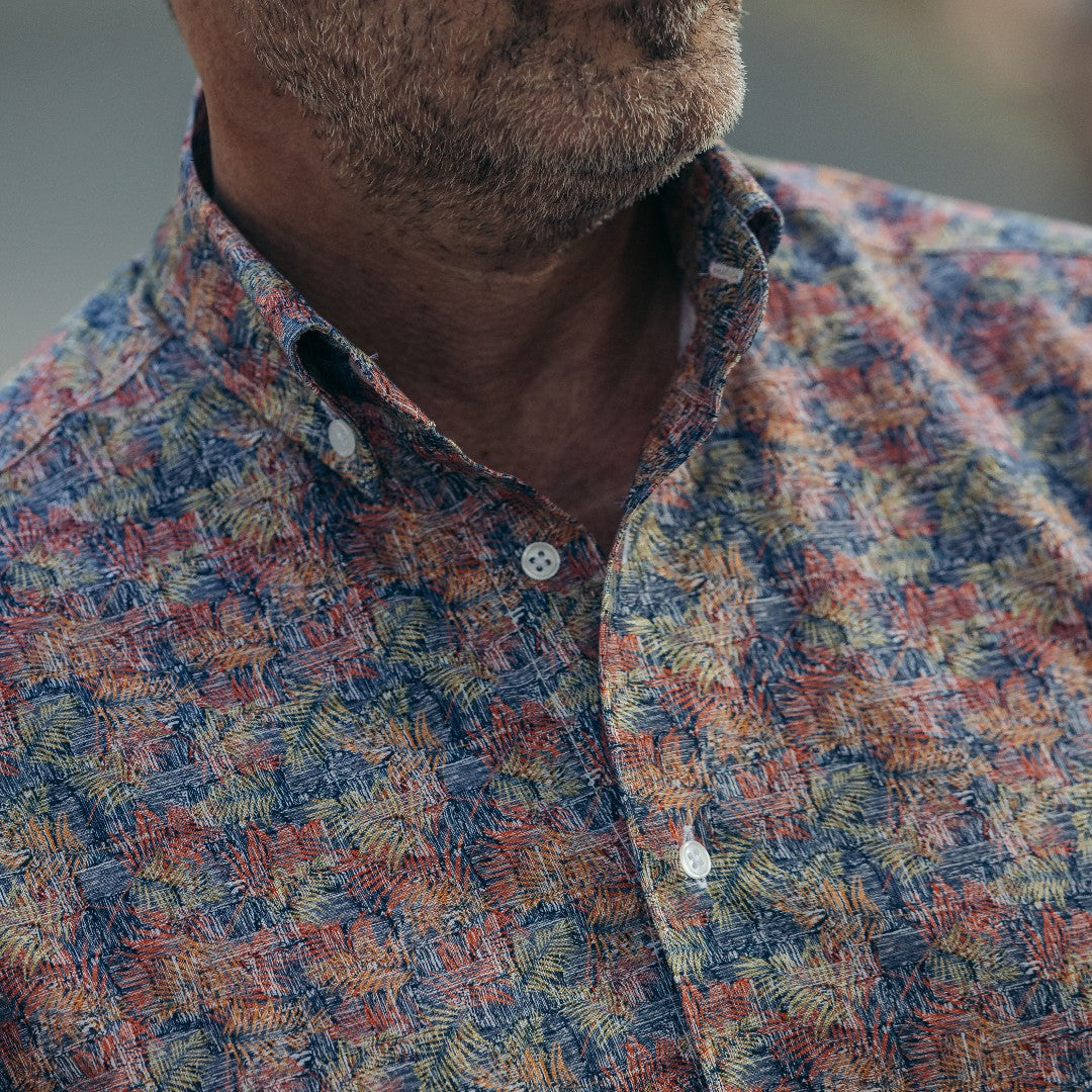 Camasa din IN cu model multicolor