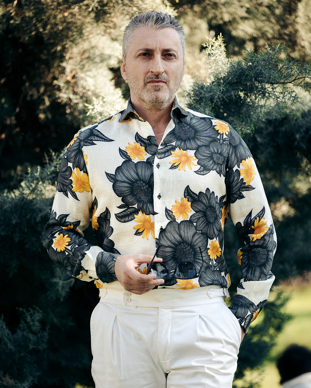 Camasa barbati casual imprimata din IN cu model floral Merer