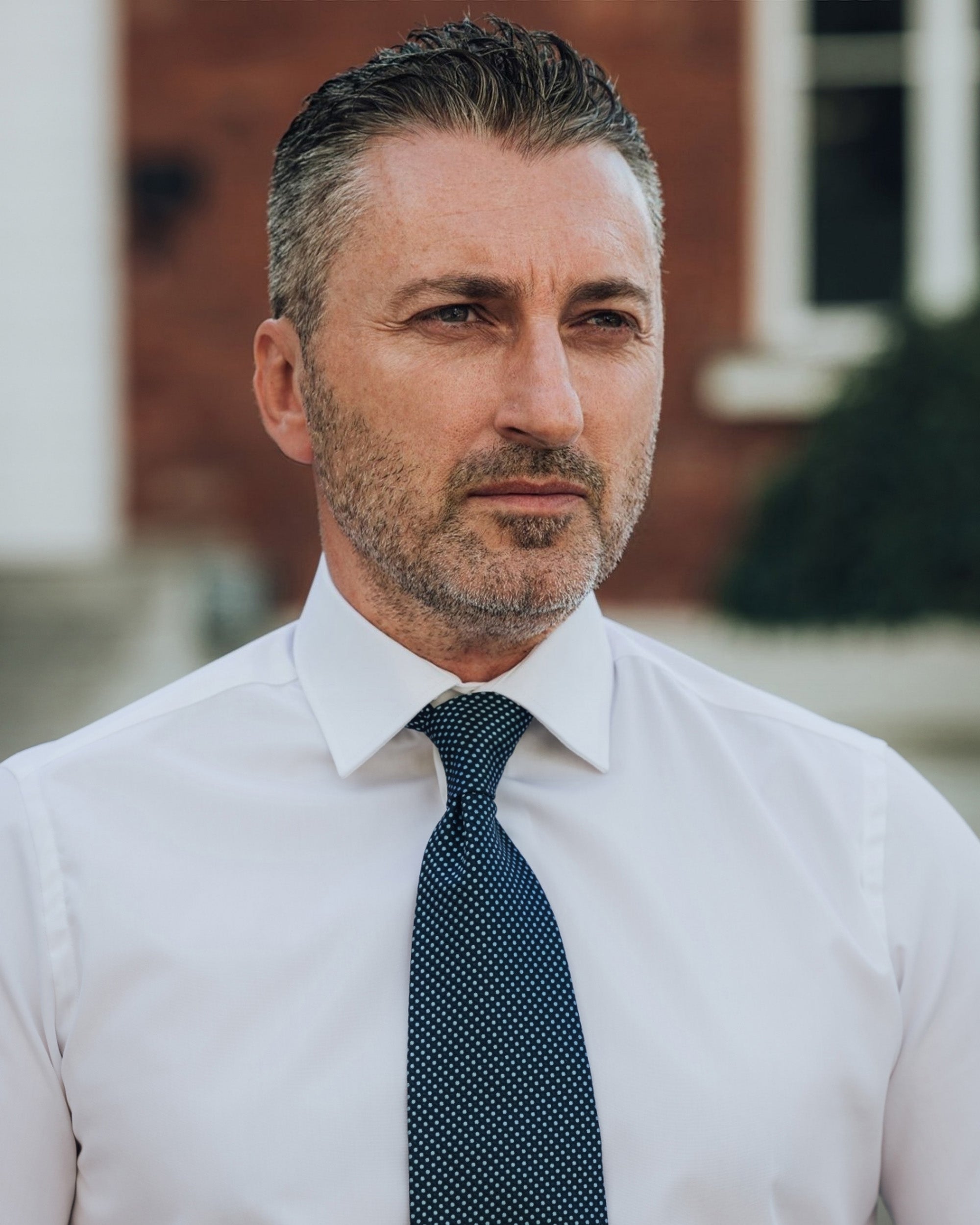 Camasa barbati alba Twill non iron Merer