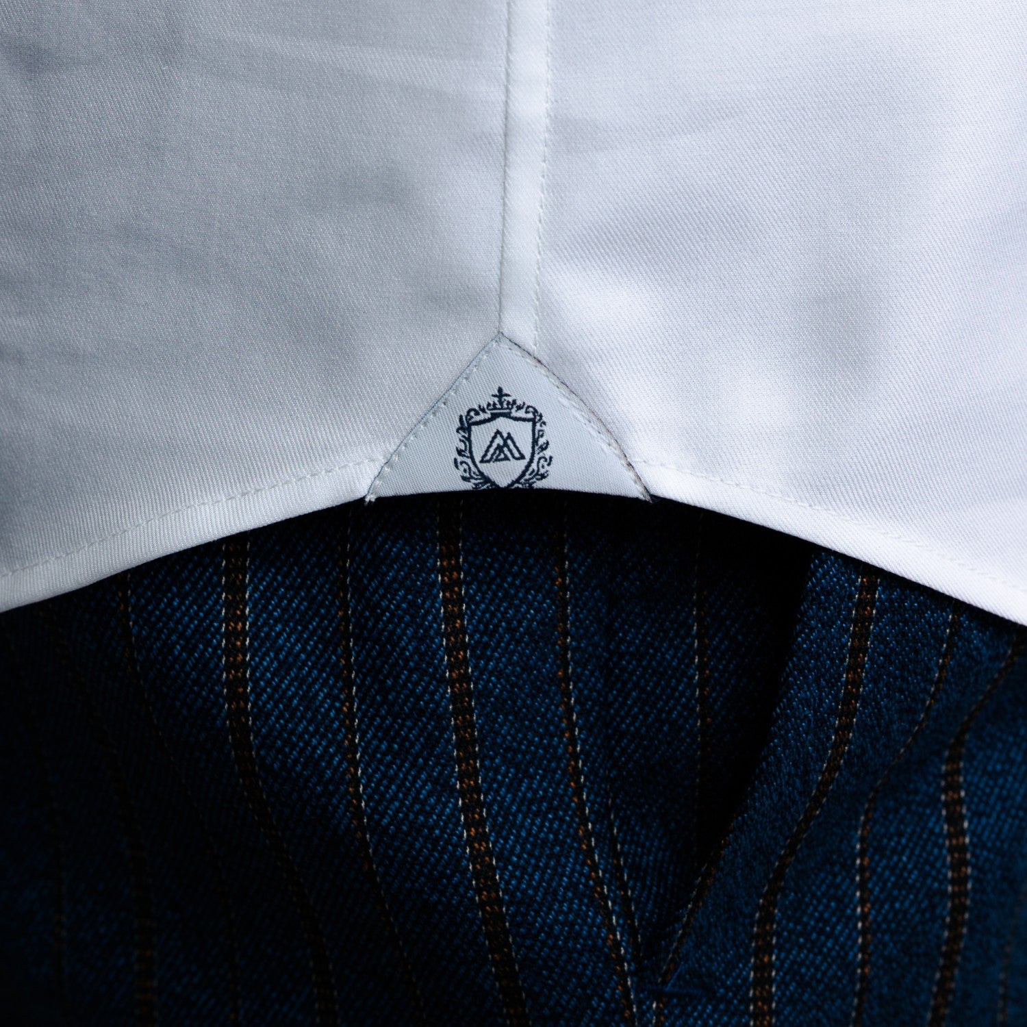 Cămașă barbati alb optic din bumbac Twill – Merer Sarti Manerotti