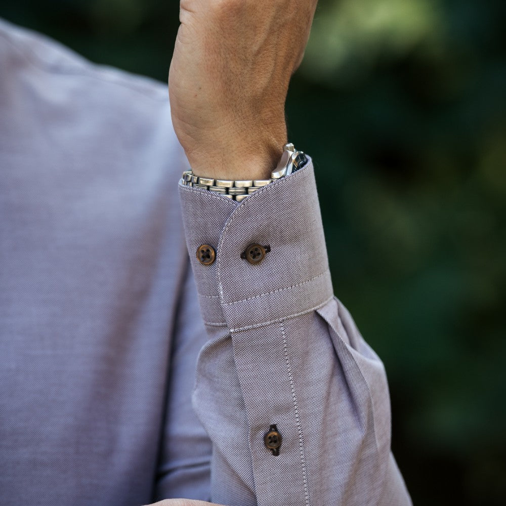 Camasa barbati casual bej Oxford Merer