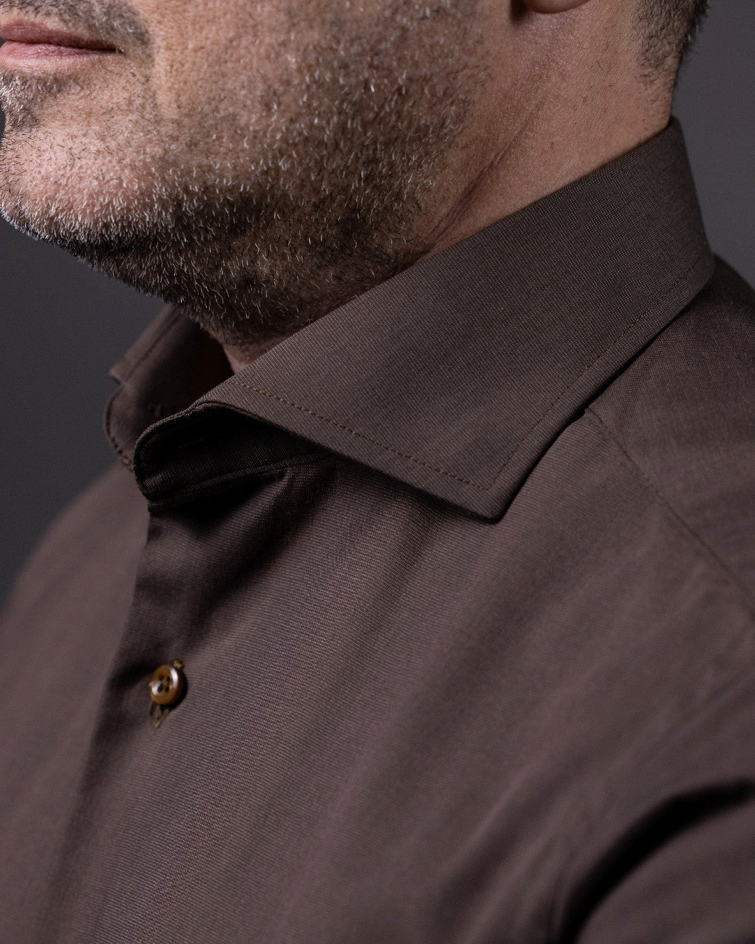 Plain brown shirt