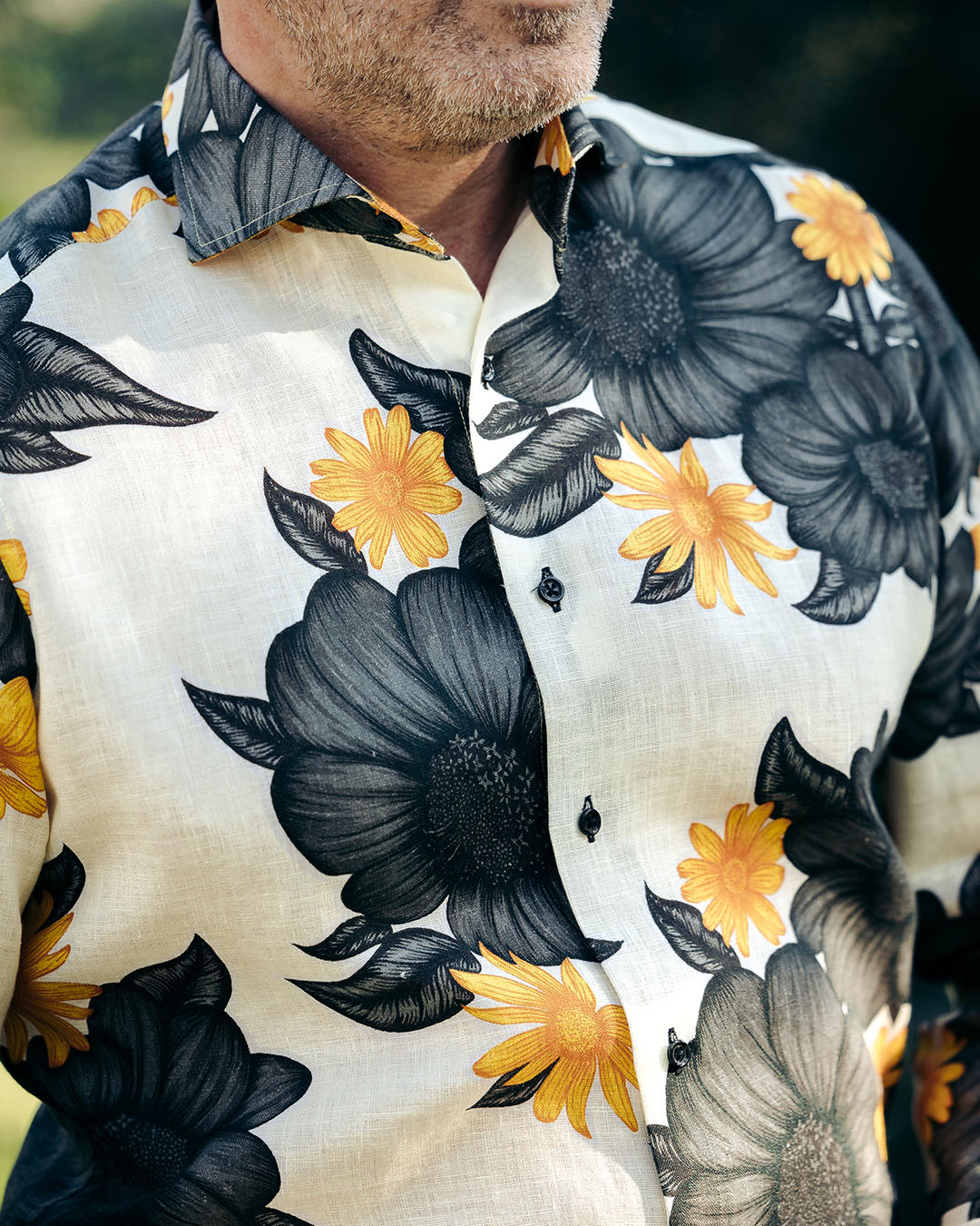 Camasa barbati casual imprimata din IN cu model floral Merer