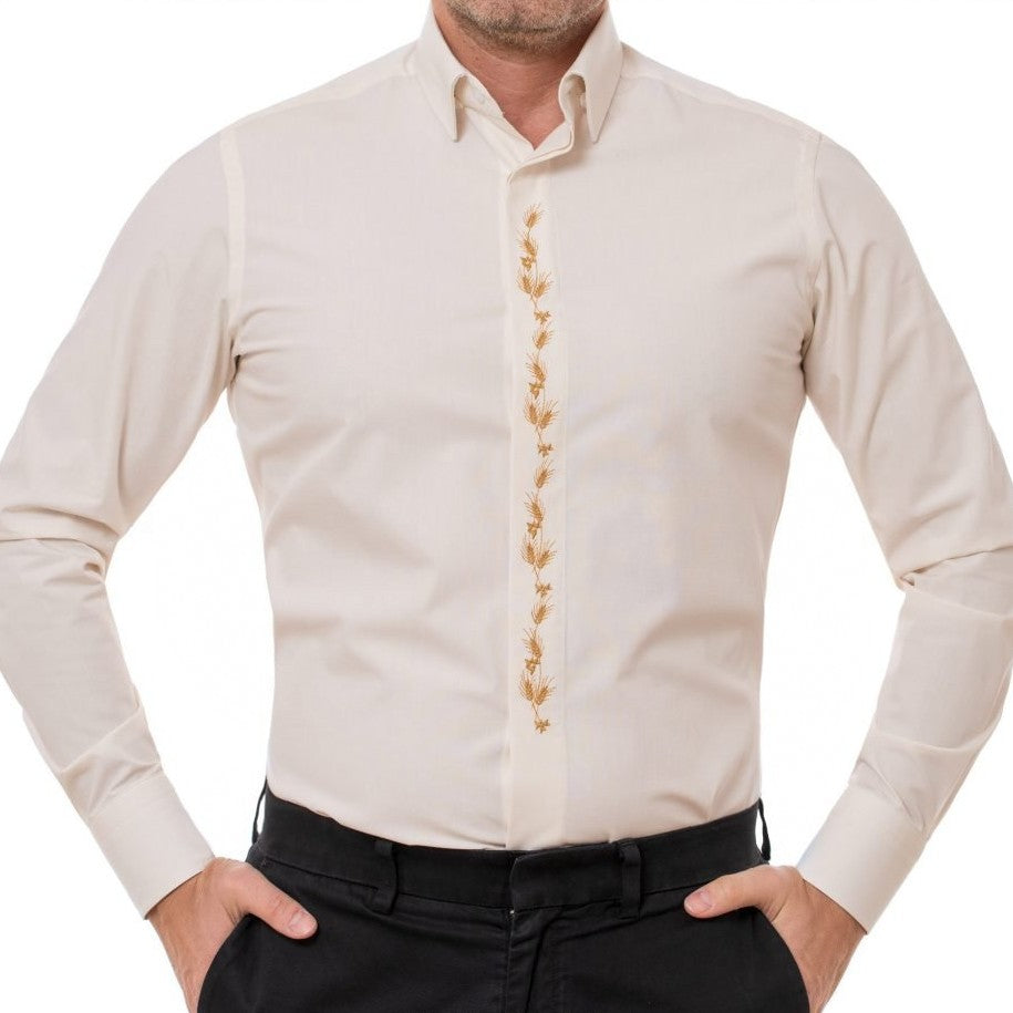 Camasa traditionala brodata spic de grau