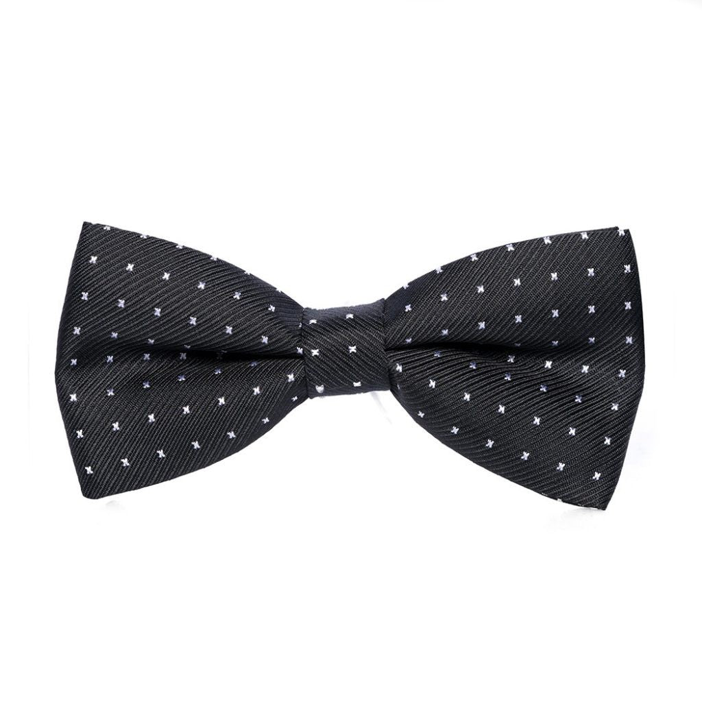 Papion negru cu stelute fine